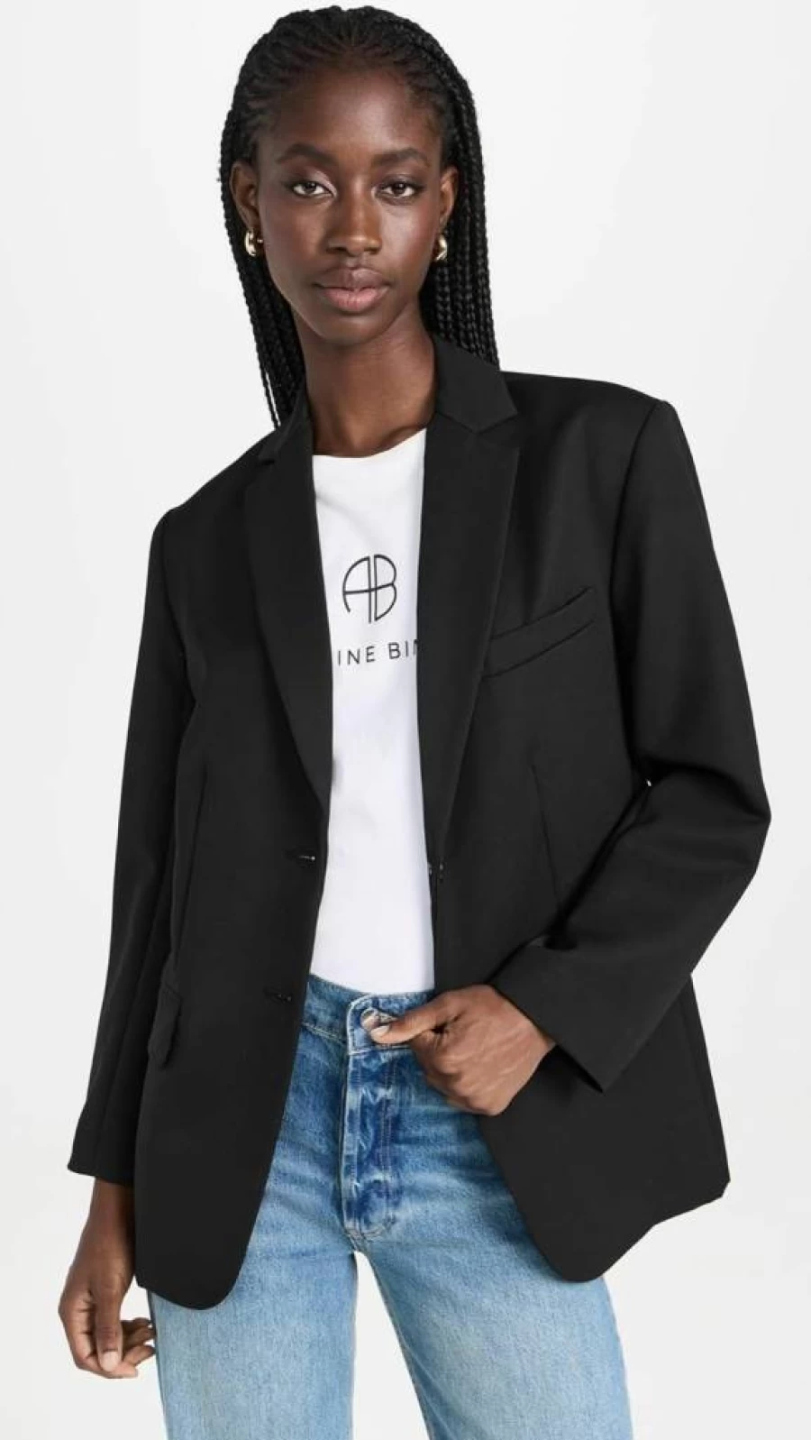 ANINE BING Women's Quinn Blazer - Premium Tailored Jacket for Women