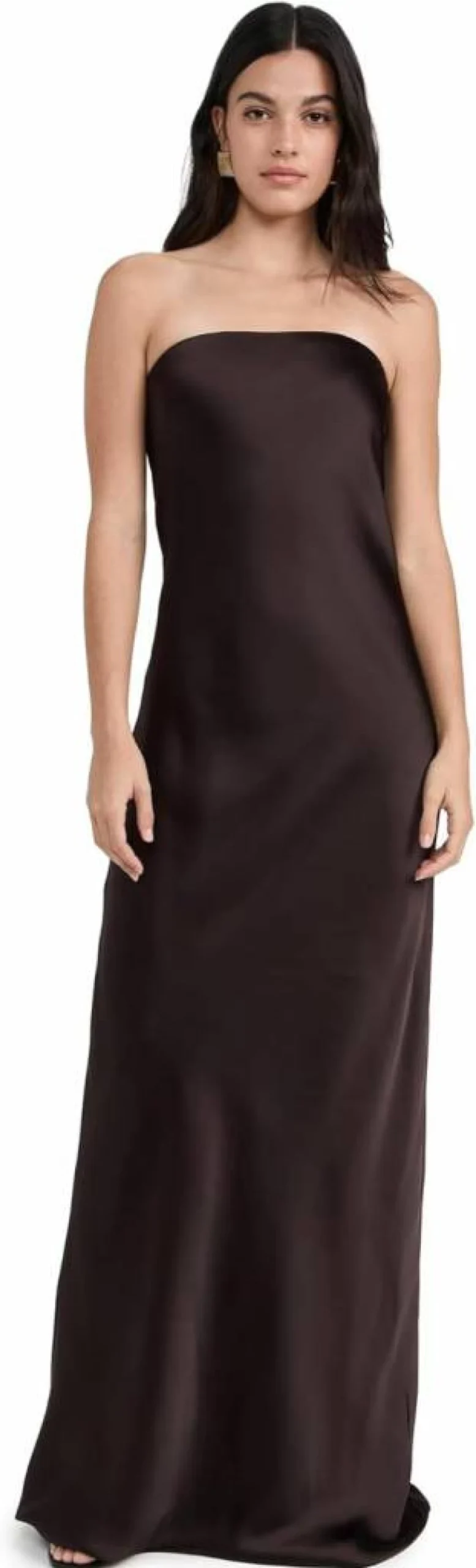 Norma Kamali Women's Strapless Bias-Cut Evening Gown - Elegant Formal Dress