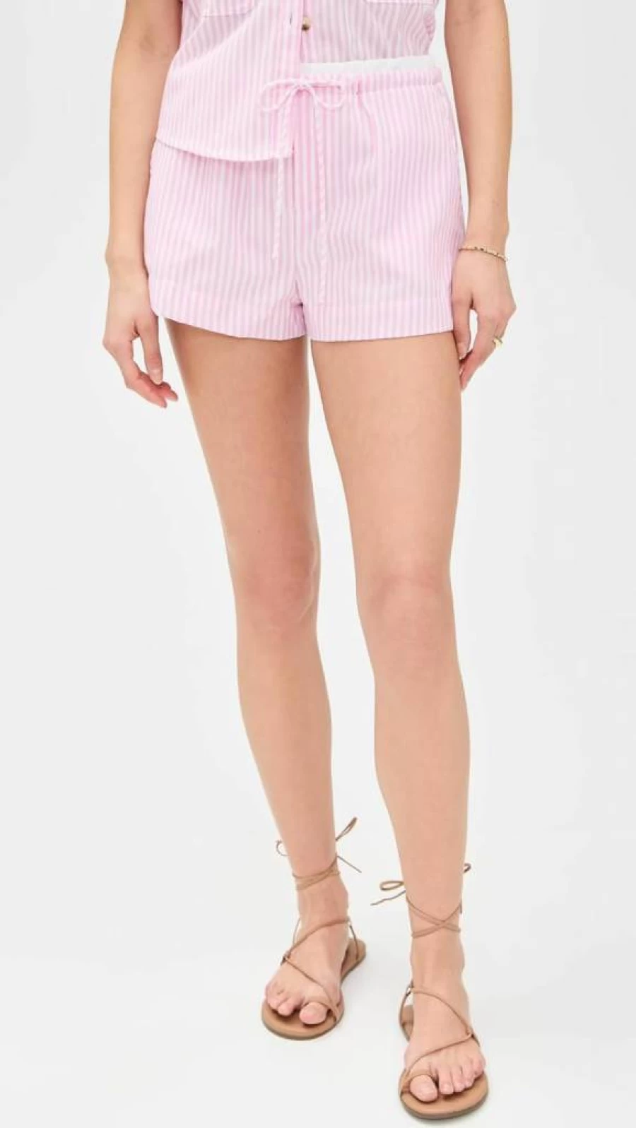 BLANKNYC Women's Anchor Print Denim Shorts - High Waisted Distressed Summer Shorts for Women