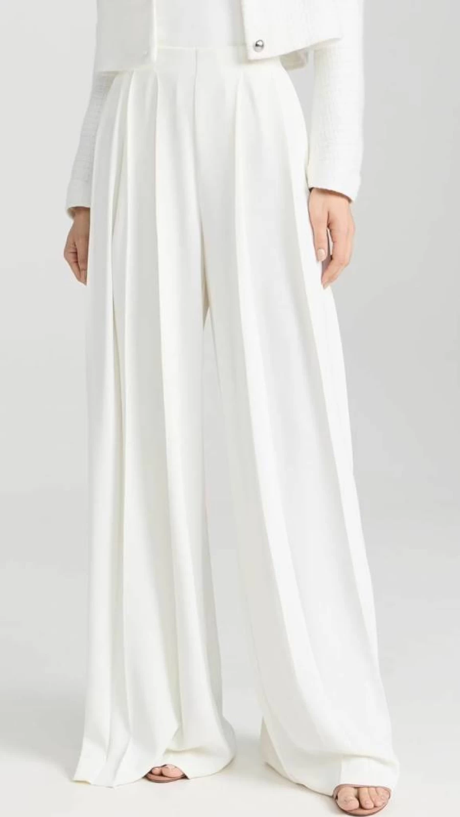 L'AGENCE Women's Nova High-Waisted Pleated Trousers - Elegant & Comfortable Dress Pants for Women