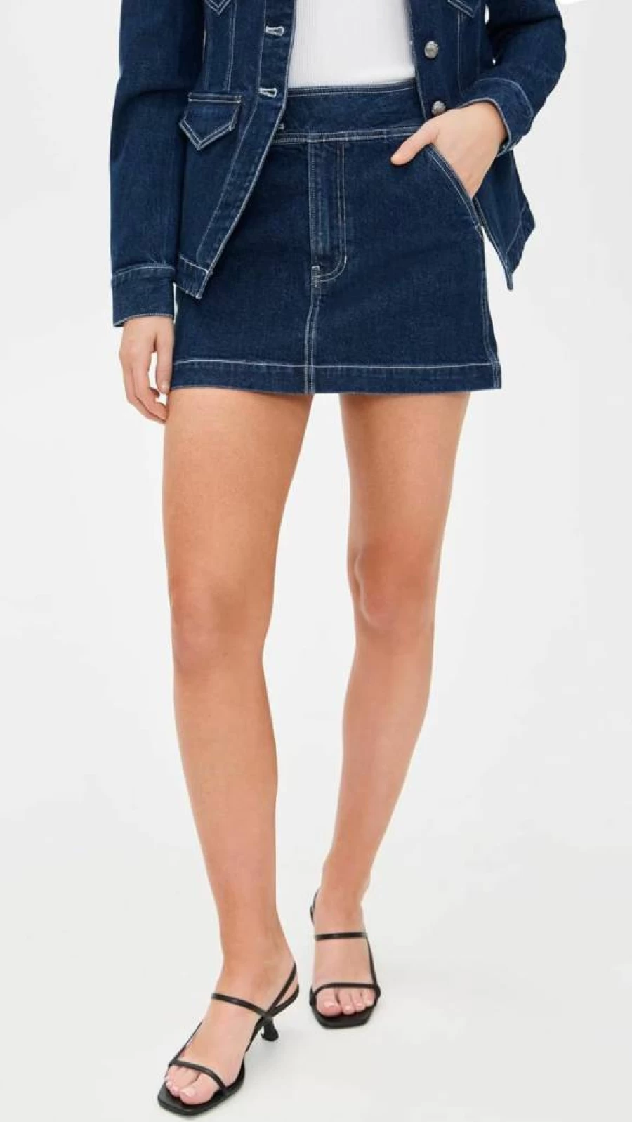 Veronica Beard Jean Women's Bowen Denim Mini Skirt