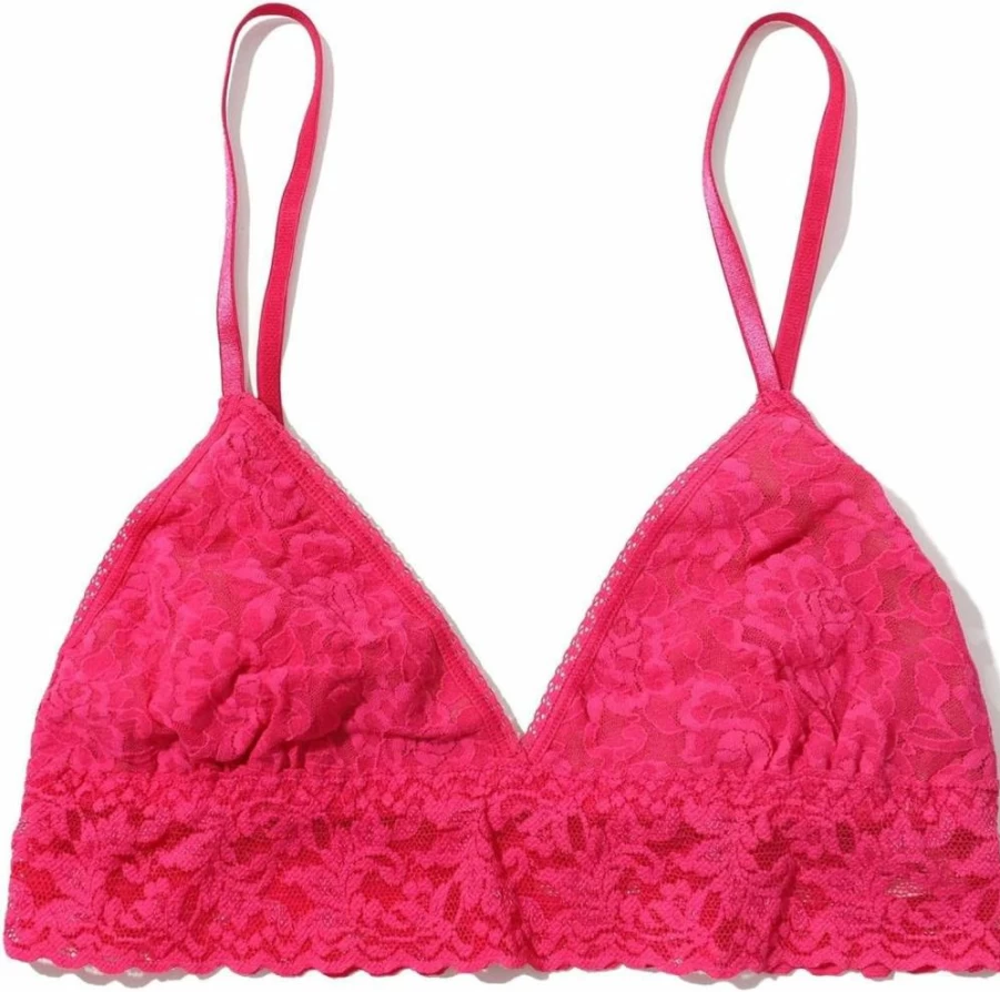 Hanky Panky Women's Signature Lace Bralette with Light Padding for Comfort and Support