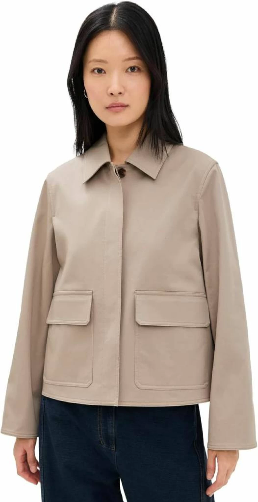 Theory Women's Boxy Jacket - Modern Patch Detail Blazer for Women