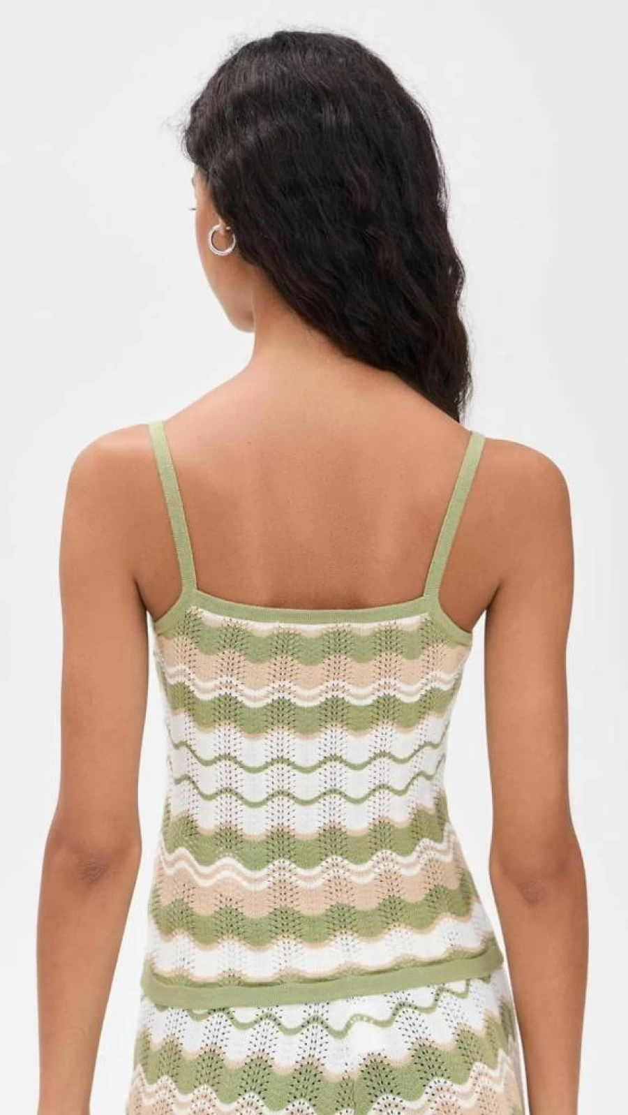 MINKPINK Women's Melody Knit Tank Top - Soft Stretch Summer Sleeveless Blouse