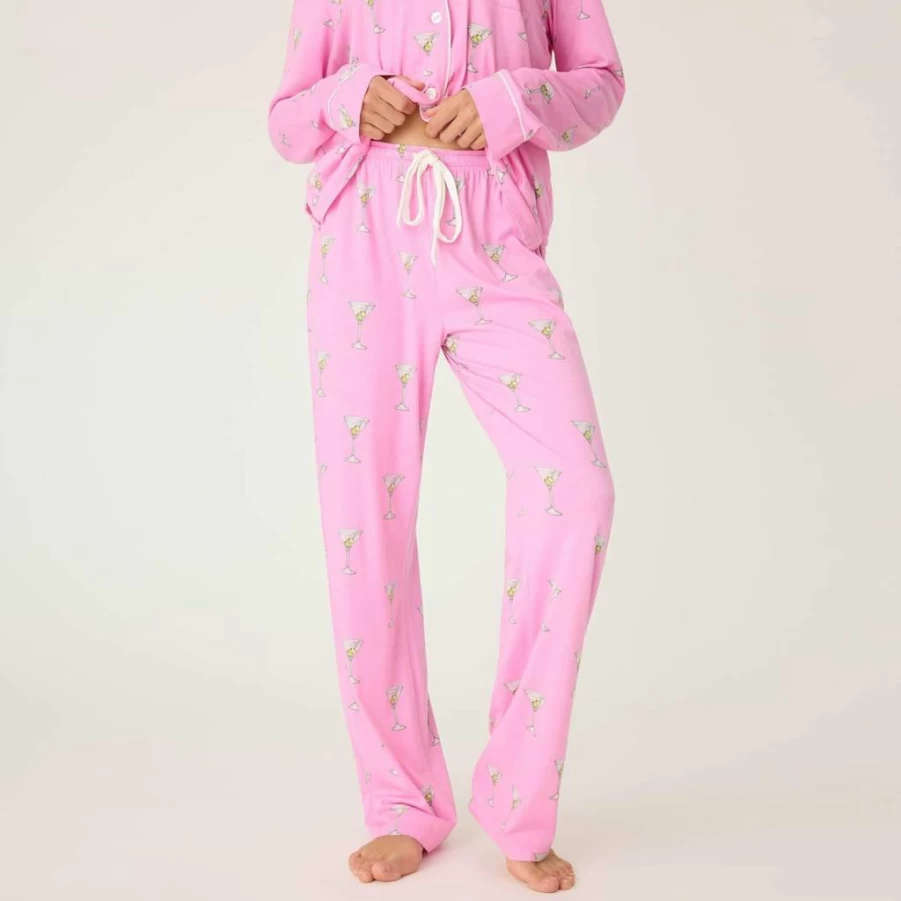 PJ Salvage Women's Comfortable Playful Print Pants - Soft Lounge Pajama Bottoms for Women