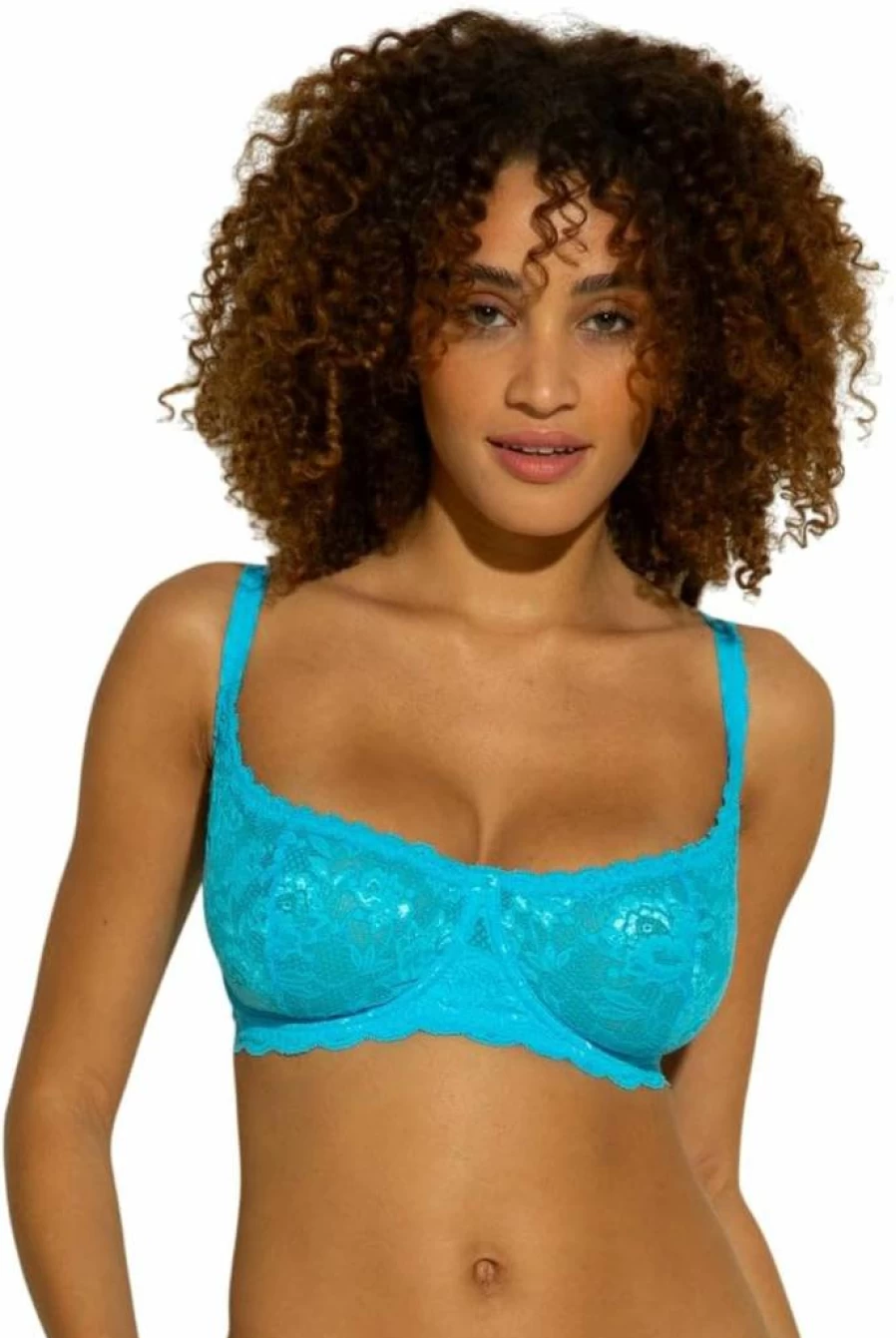Cosabella Women's Never Say Never Balconette Bra - Lace Underwire Comfortable Support