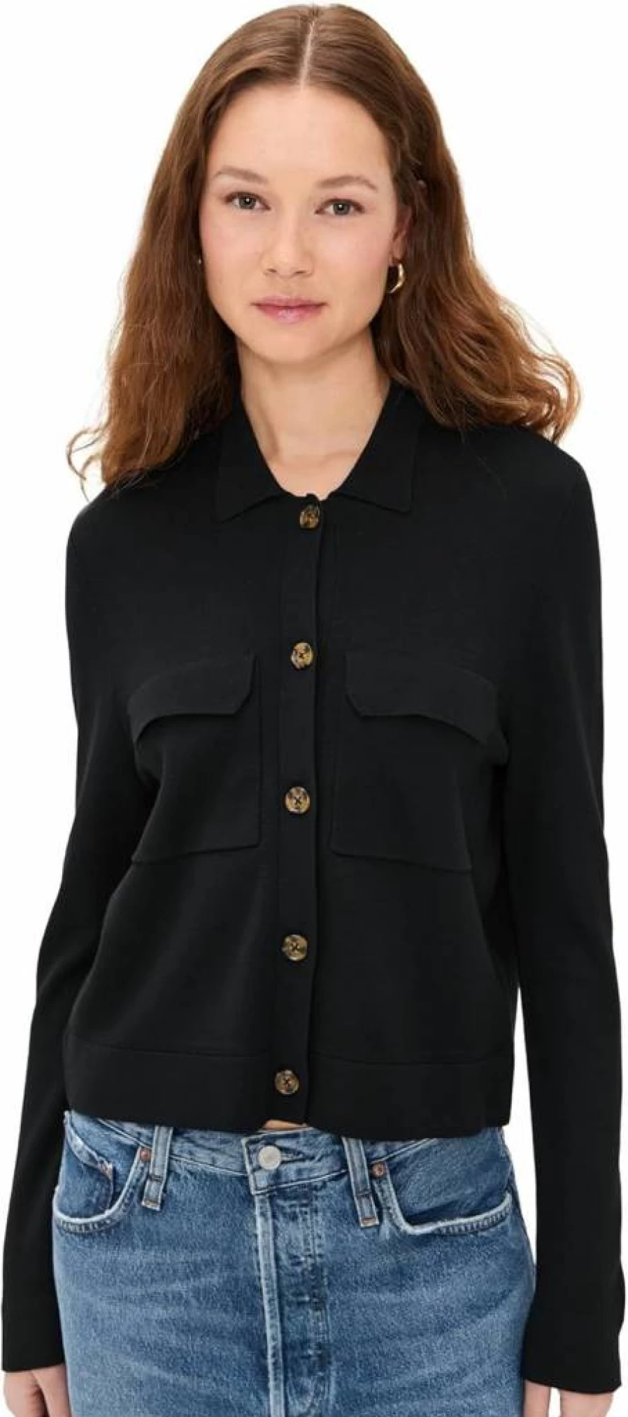 Wyeth Women's Savannah Cardigan - Soft Knit Casual Long Sleeve Open Front Sweater