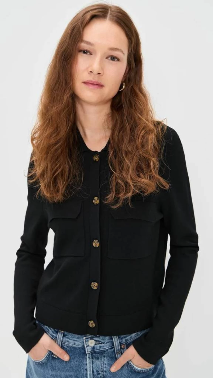 Wyeth Women's Savannah Cardigan - Soft Knit Casual Long Sleeve Open Front Sweater