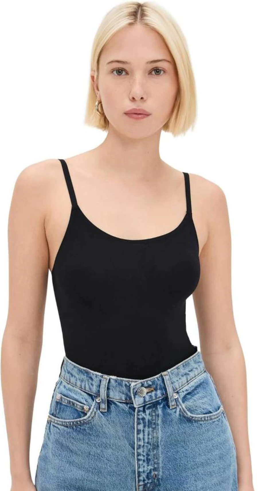 Commando Women's Ballet Cami Thong Bodysuit - Soft Stretch Seamless Underwear