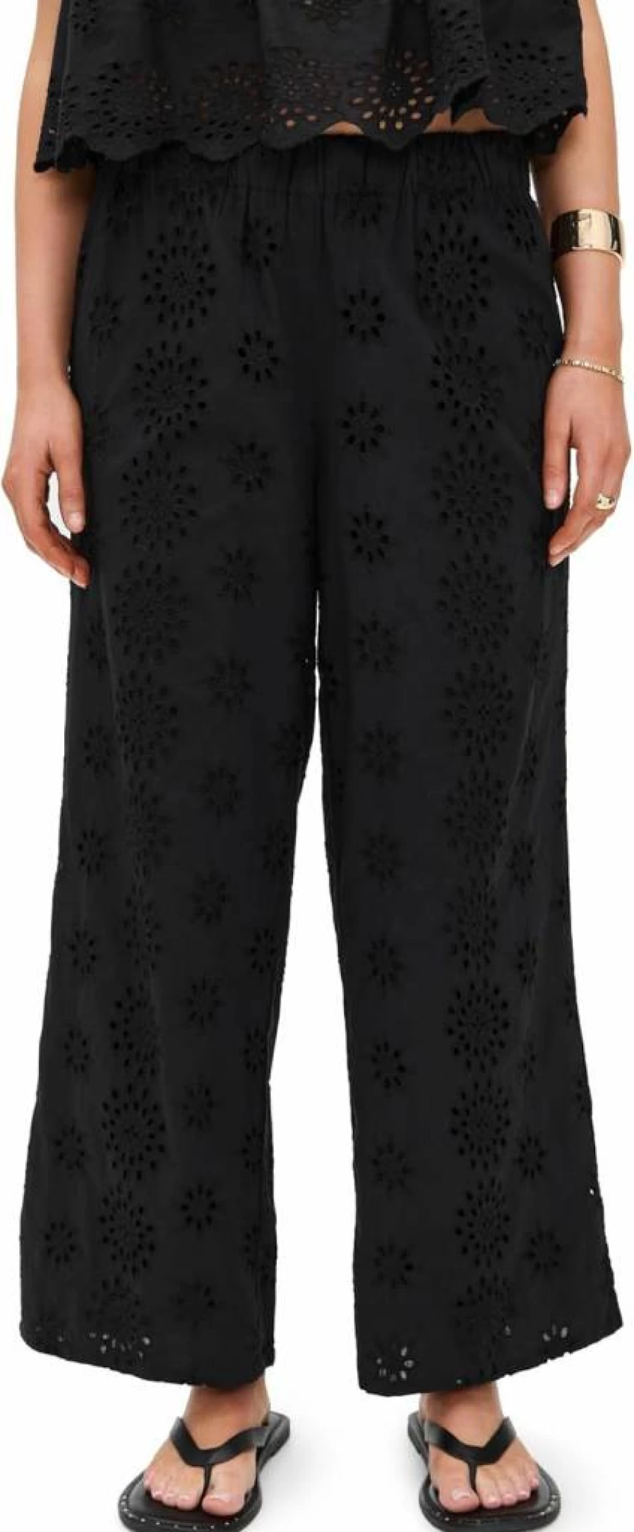 Z SUPPLY Women's Sorrento High-Rise Relaxed Fit Linen Blend Pants - Casual Beach Wide Leg Trousers