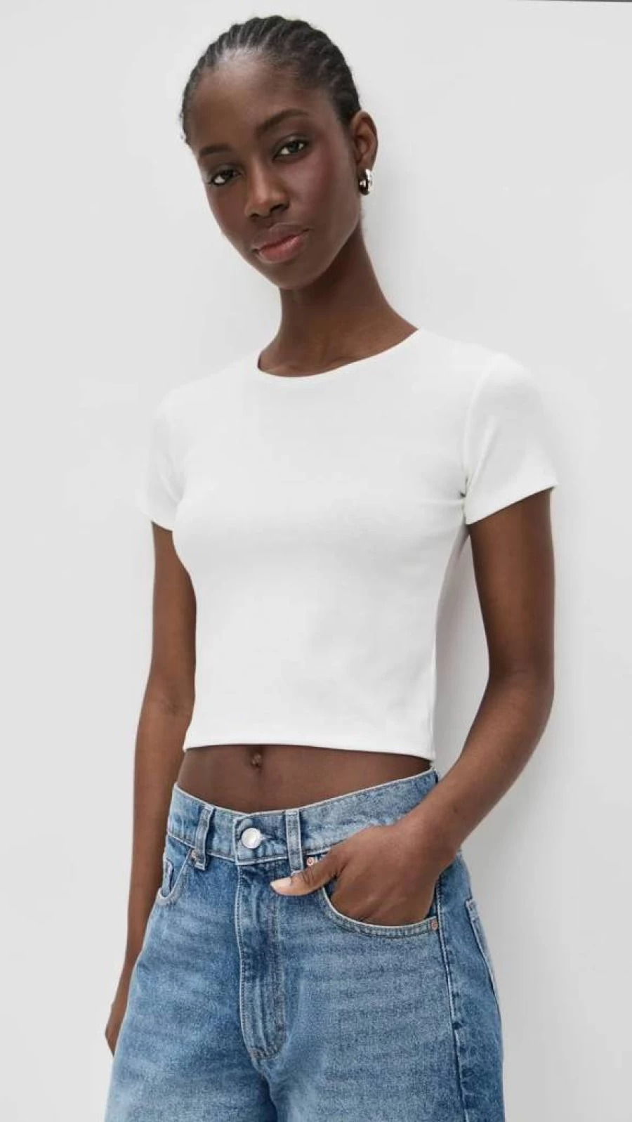 LE BOP Women's Eloise Short Sleeve T-Shirt | Casual Comfort Fit Top for Women