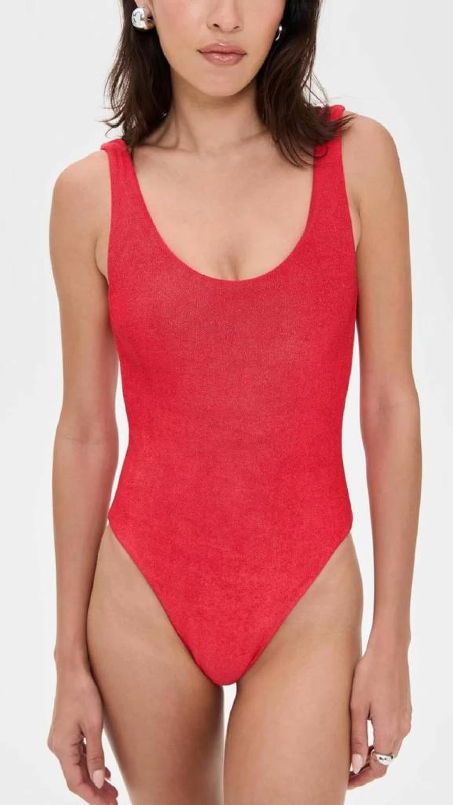 JADE Swim Women's Contour One Piece Swimsuit | High-Waisted Sustainable Swimwear
