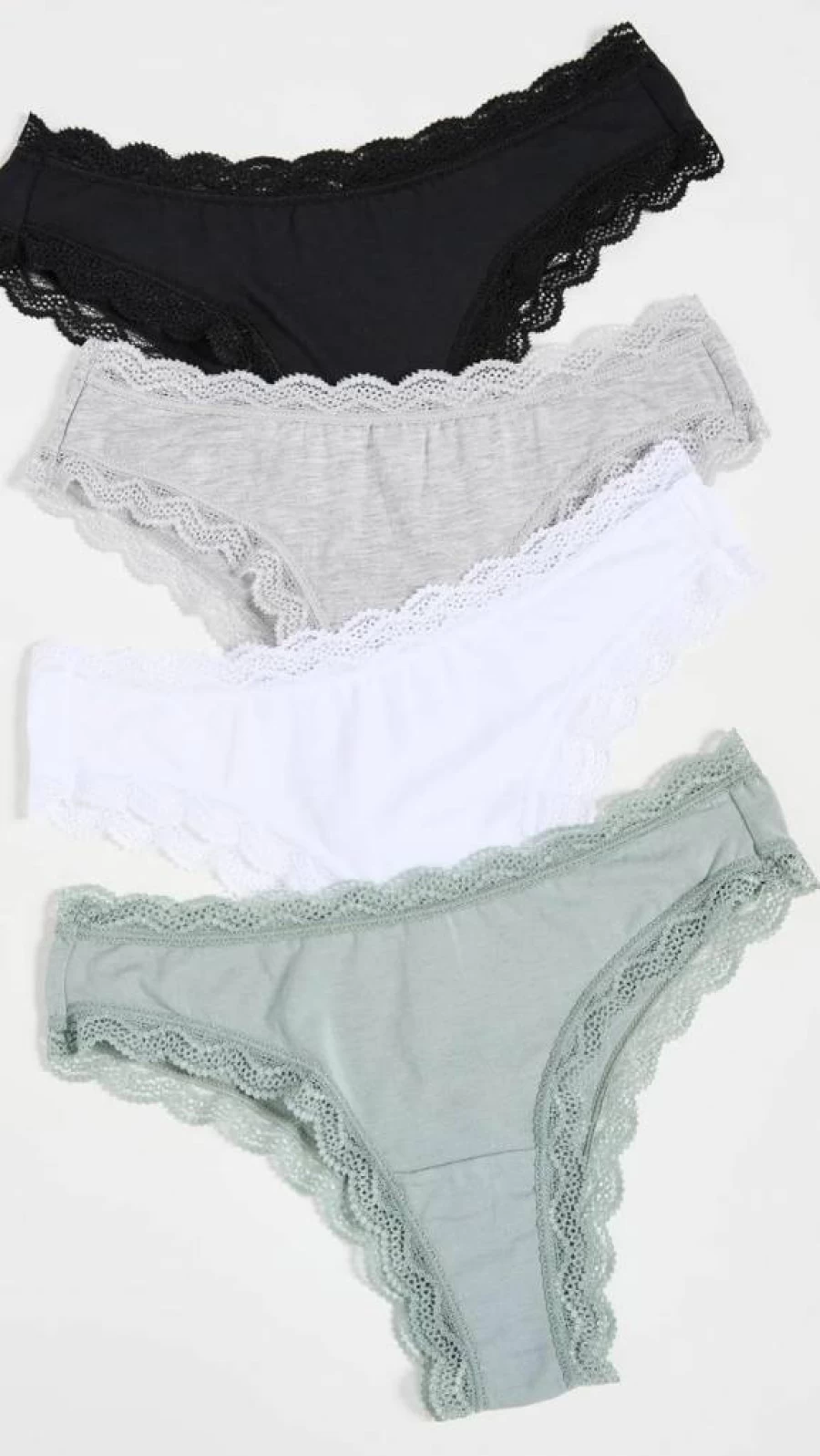 Stripe & Stare Women's Cotton Brazilian Underwear - Soft Comfortable Basic Briefs