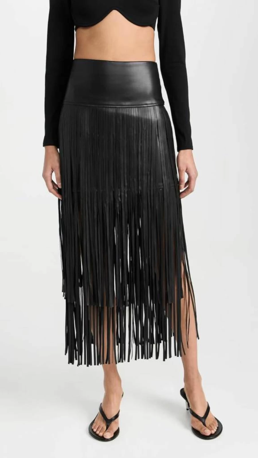 L'AGENCE Women's Karolina Fringe Skirt | Stylish & Trendy Designer Skirt