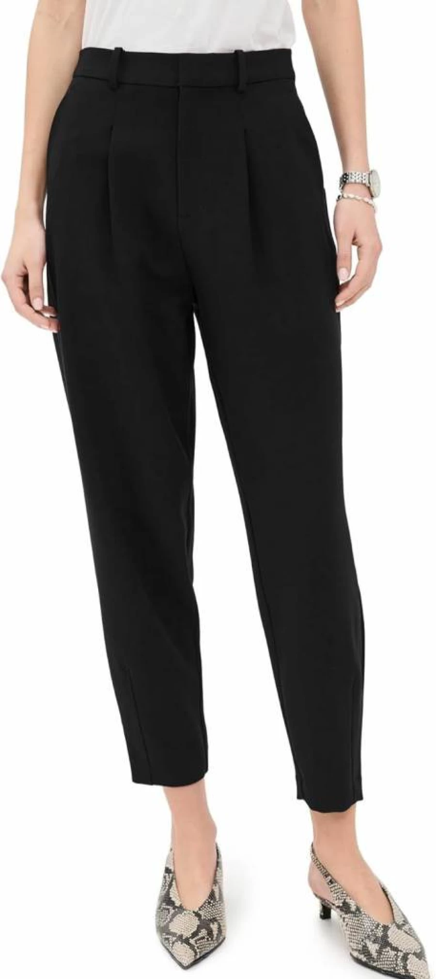 Favorite Daughter Women's The Pippa Pants - High-Waisted Tailored Trousers for Elegant Comfort