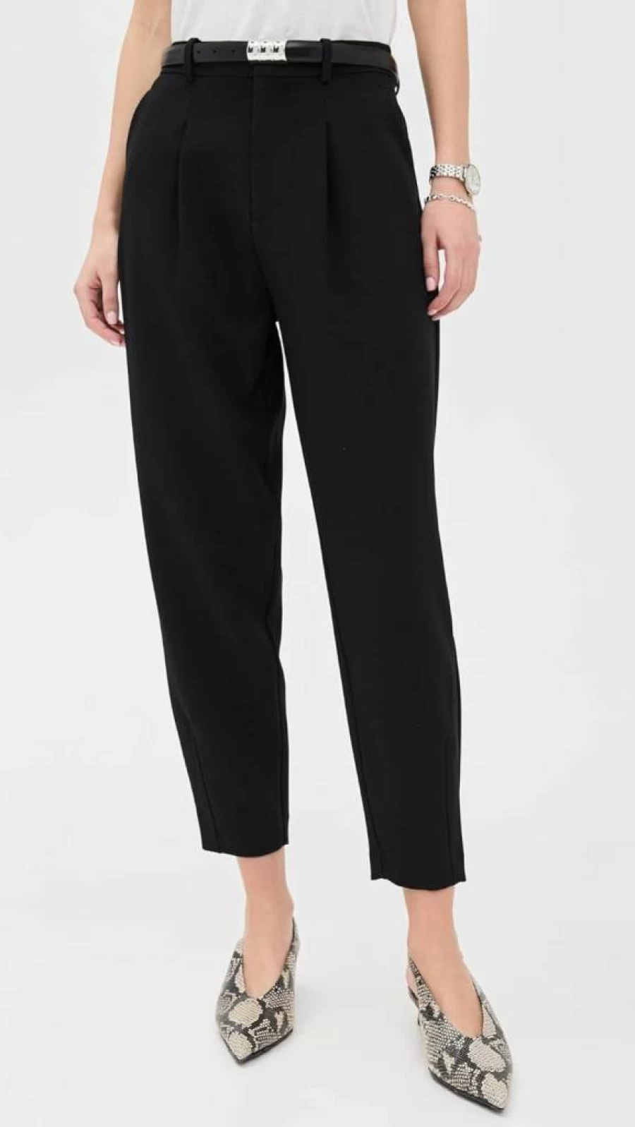 Favorite Daughter Women's The Pippa Pants - High-Waisted Tailored Trousers for Elegant Comfort