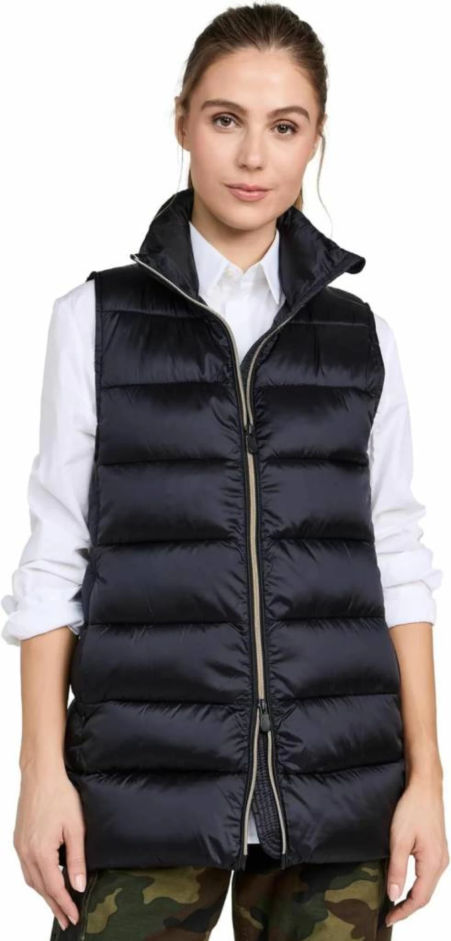 Save The Duck Women's Coral Puffer Vest – Lightweight Eco-Friendly Down Alternative Jacket