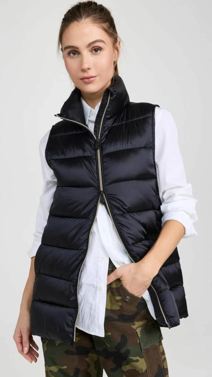Save The Duck Women's Coral Puffer Vest – Lightweight Eco-Friendly Down Alternative Jacket