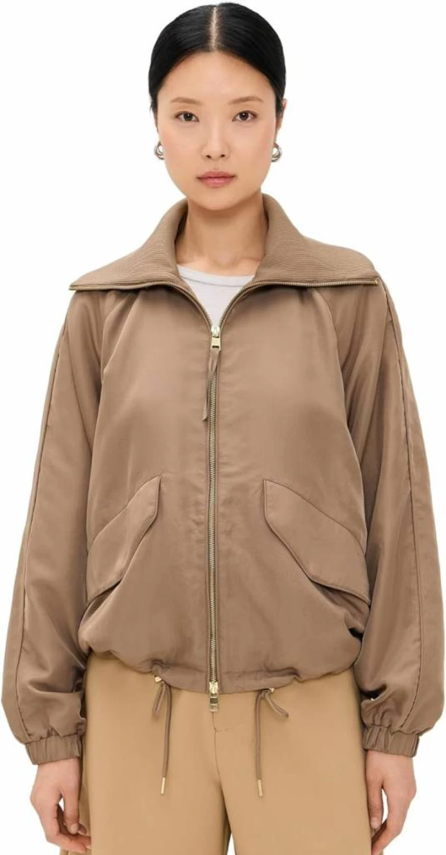 Varley Morven Blouson Jacket for Women - Lightweight Water-Resistant Outerwear