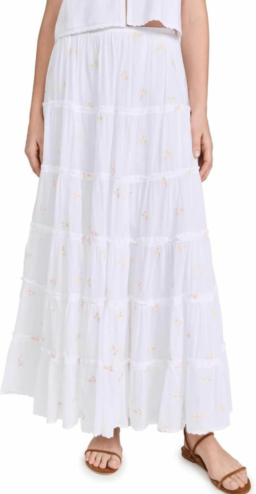 Ciao Lucia Women's Coralie Skirt | Flowy Boho Mini Skirt | Summer Beach Dress