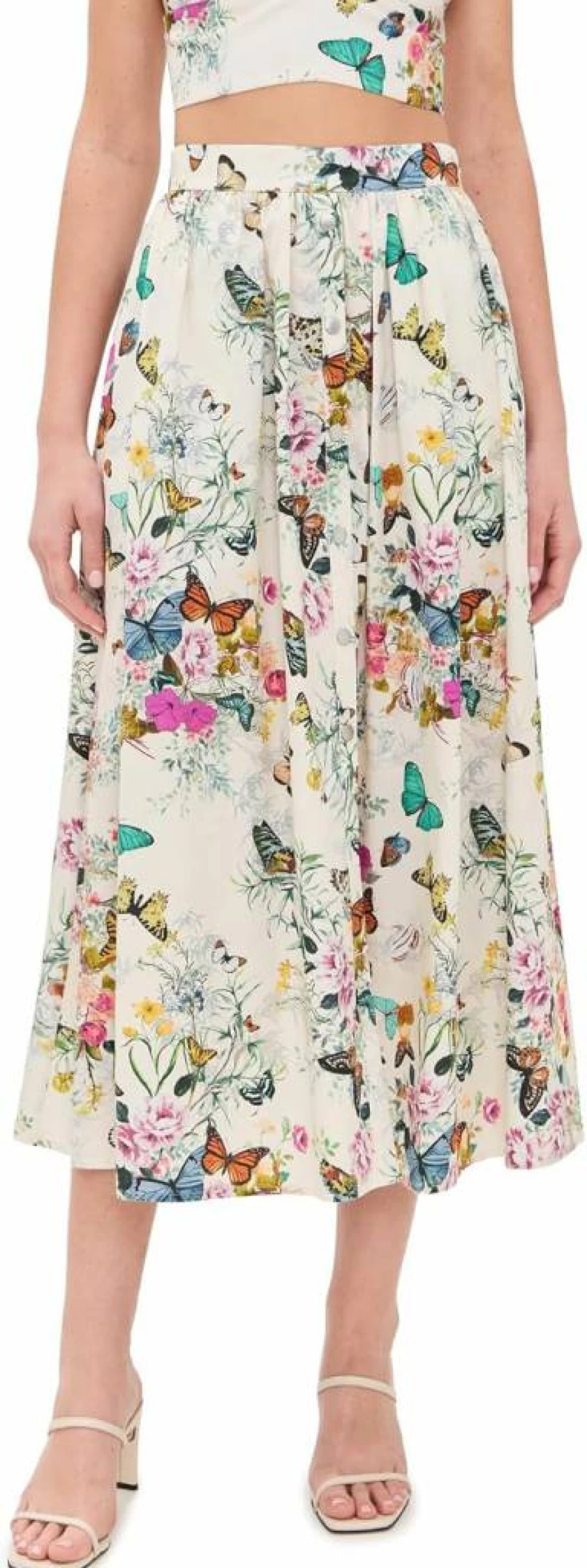 L'AGENCE Women's Seina Plaid Front Pleated Midi Skirt - Stylish & Elegant Design