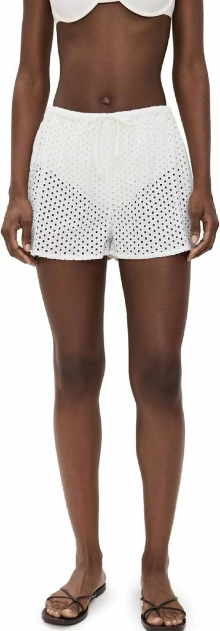 Solid & Striped Women's Nancy High-Waisted Striped Shorts - Casual Summer Beach Shorts