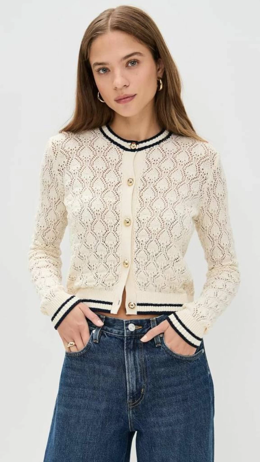 FRAME Women's The Rookie Cardigan - Soft Knit Sweater for Women