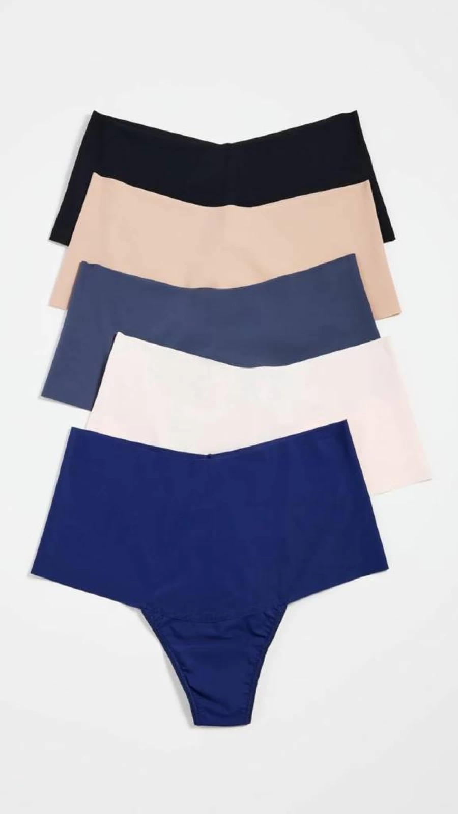 Hanky Panky Women's Breathe Hi-Rise Underwear 5-Pack - Soft Comfortable High Waisted Panties