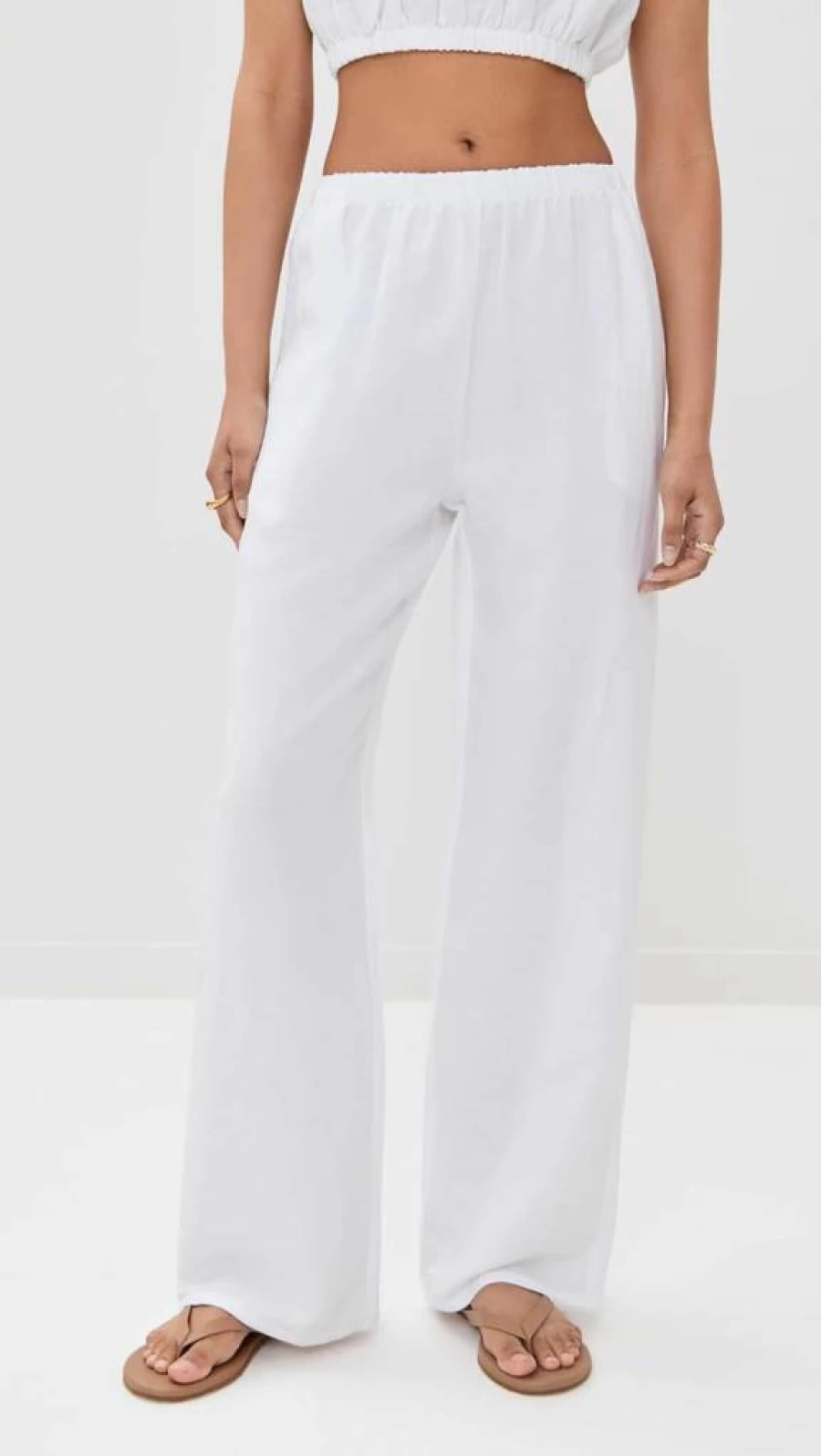 LE BOP Women's Camille High-Waisted Pull-On Pants - Comfortable Stretch Work Trousers for Women
