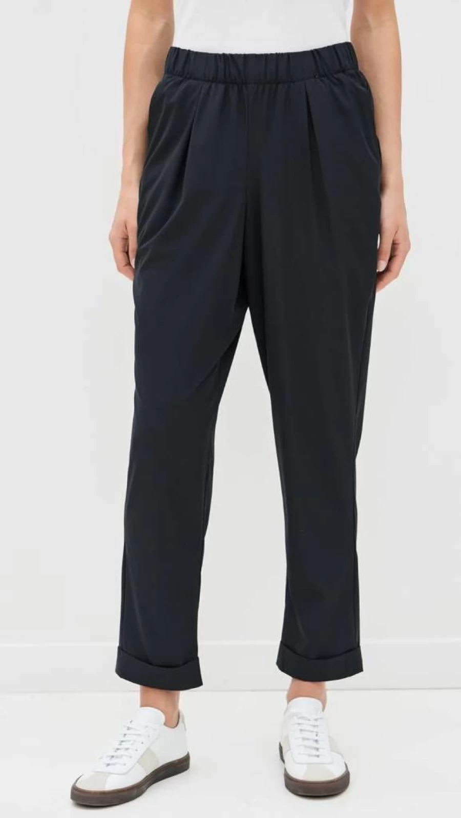 Varley Women's Alana High-Rise Slim Tapered Ankle Pants - 27" Inseam Athletic Fit Yoga Workout Trousers