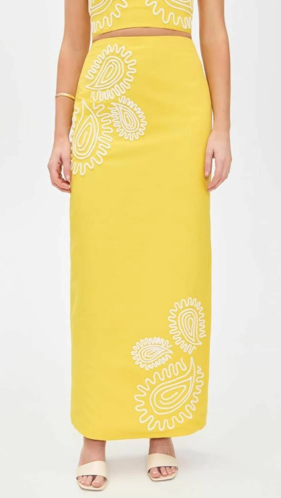 Significant Other Women's Carly Maxi Skirt - Flowy Boho Long Skirt with High Waist for Women