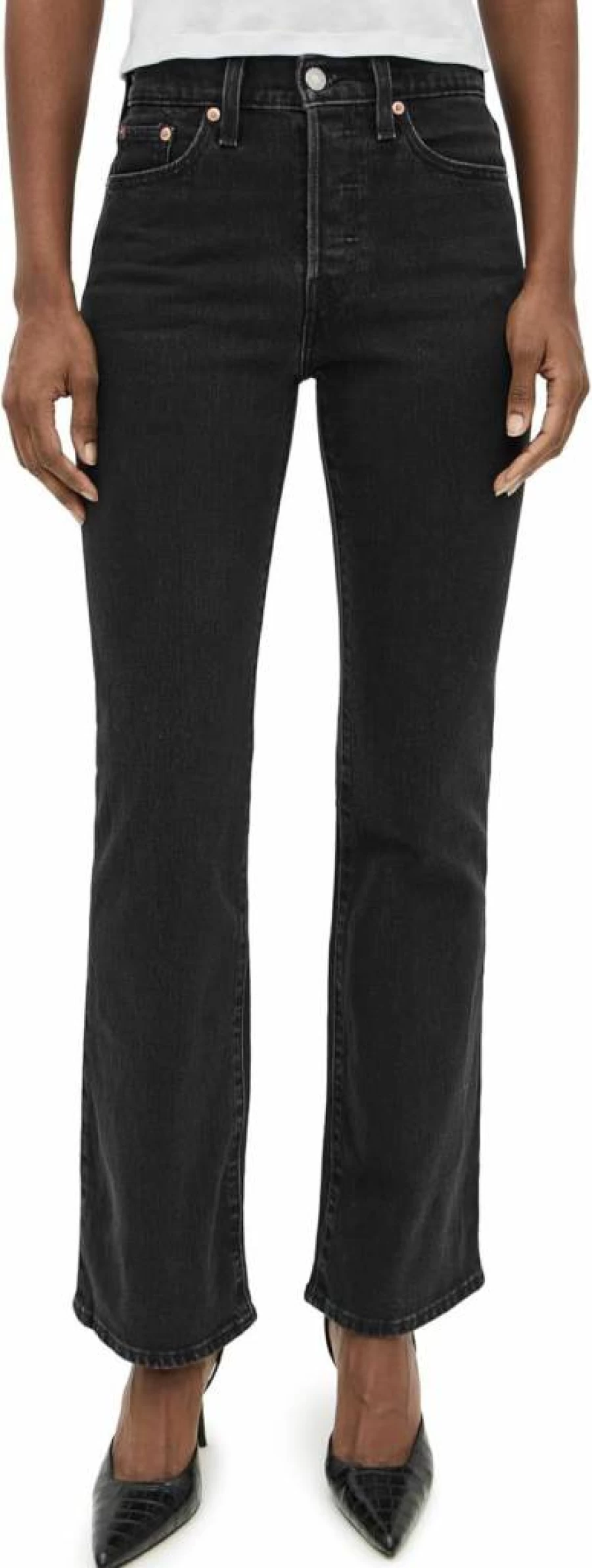 Levi's Women's Wedgie Bootcut Jeans - High Waist Slim Fit Denim Pants for Women