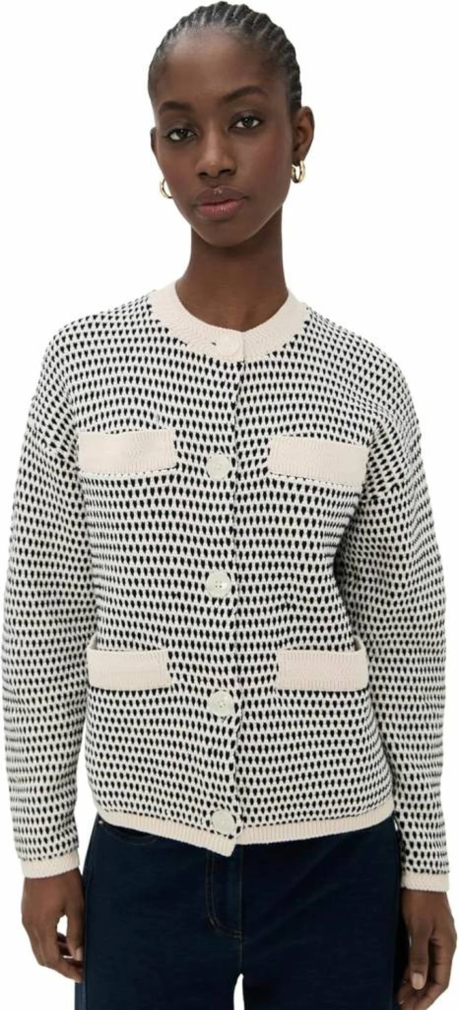 Varley Women's Tidewell Textured Knit Jacket - Stylish Casual Outerwear for Women