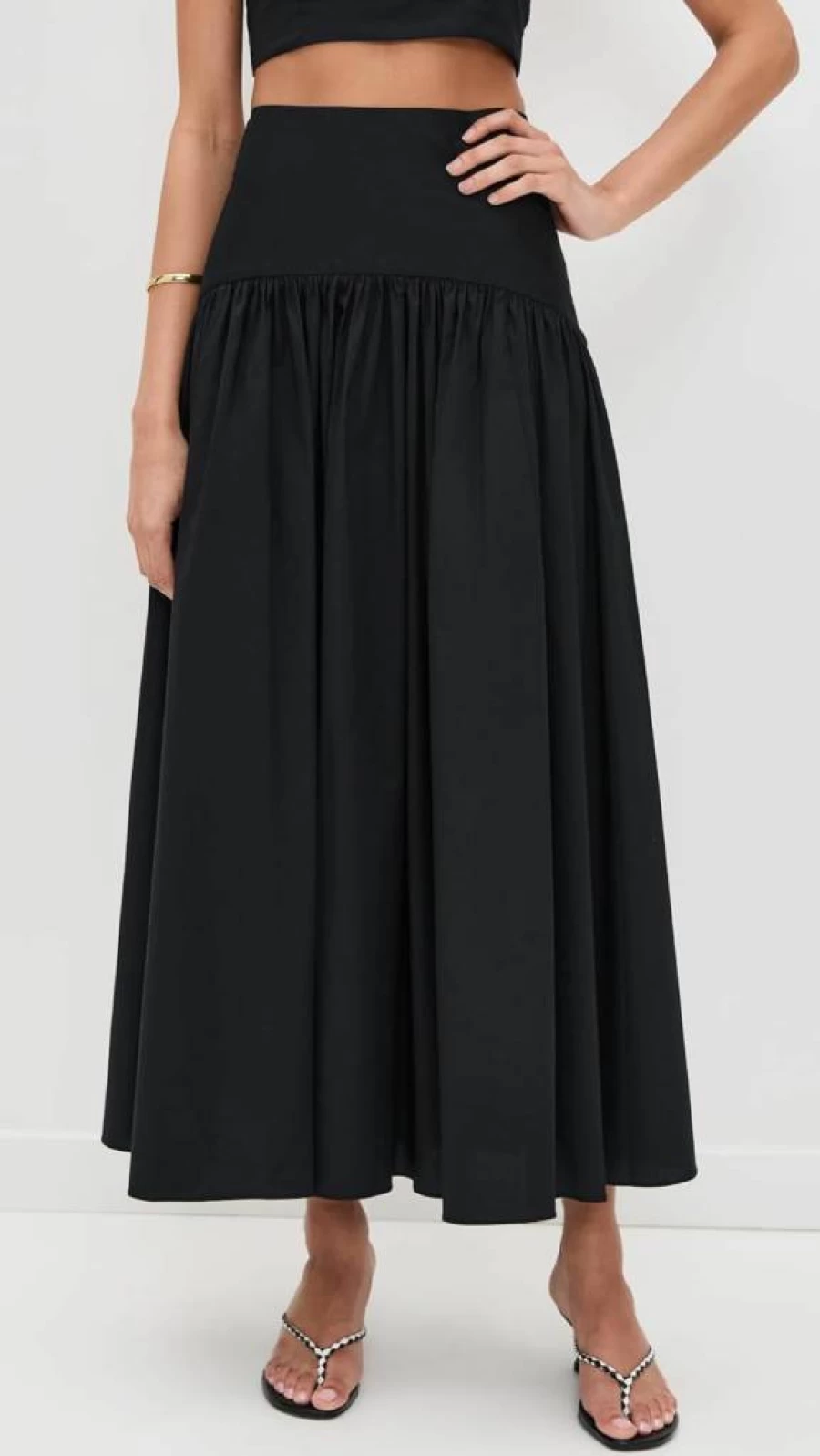 STAUD Women's Procida Skirt - Stylish Floral Midi Skirt for Women