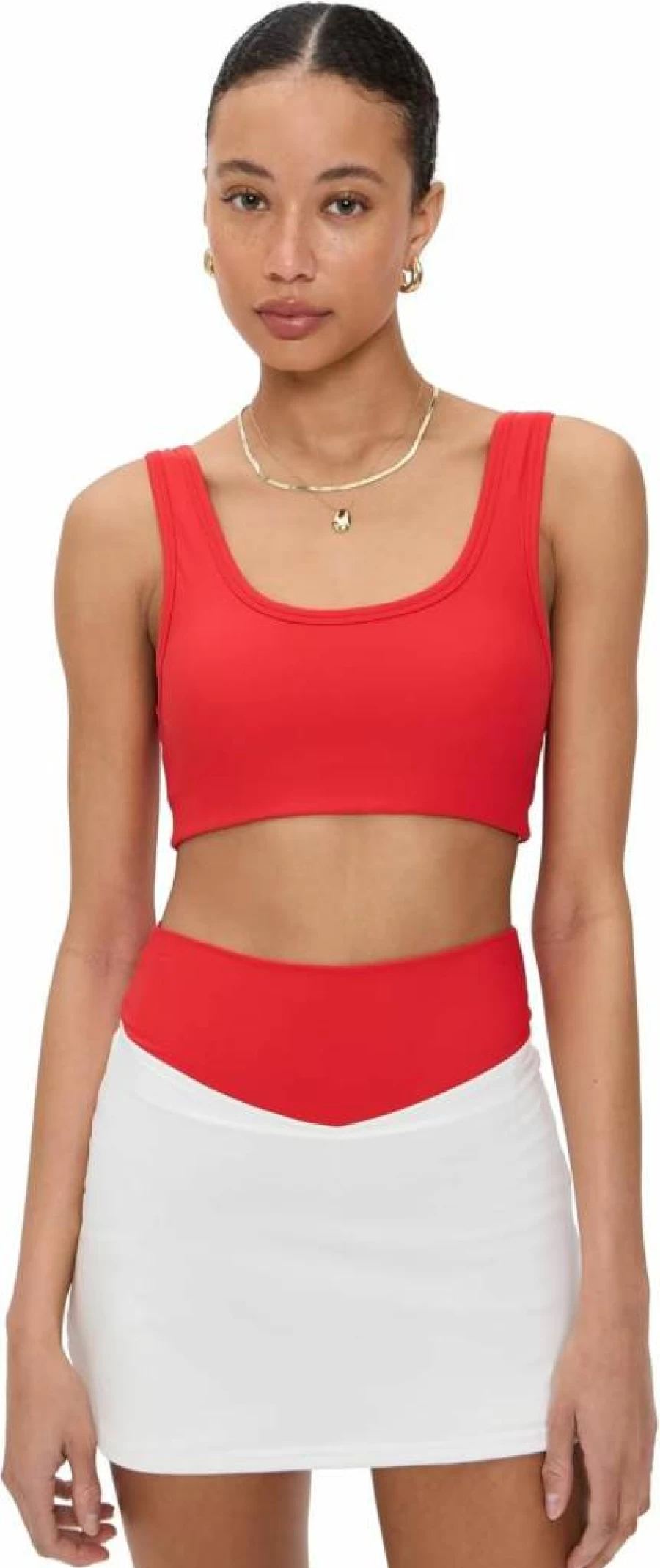 The Upside Women's Pacific Harley Scoop Neck Bralette - Comfortable Soft Yoga Bra