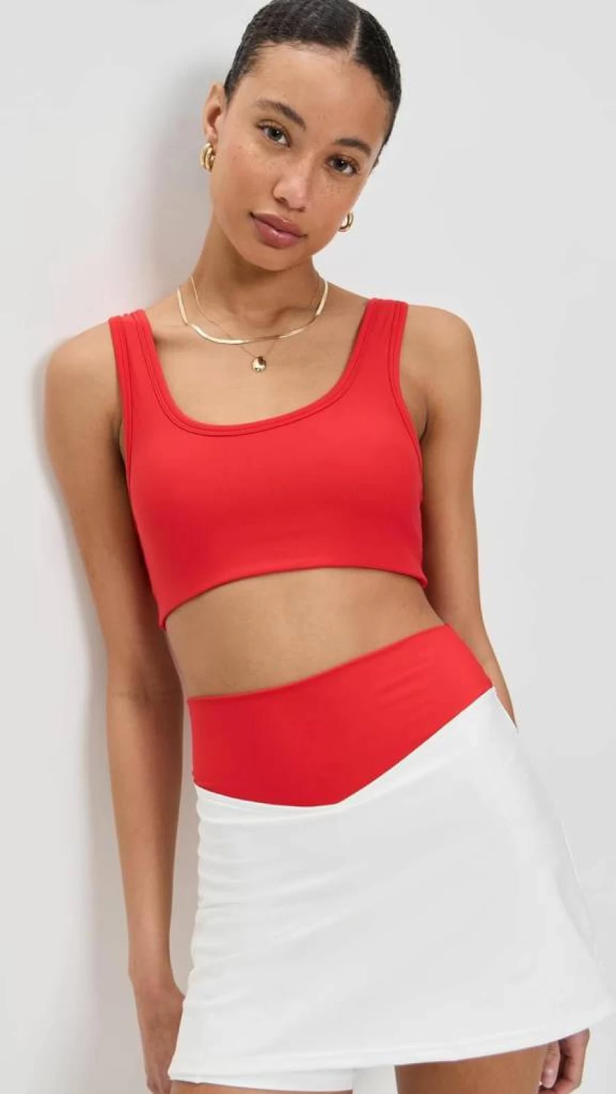 The Upside Women's Pacific Harley Scoop Neck Bralette - Comfortable Soft Yoga Bra