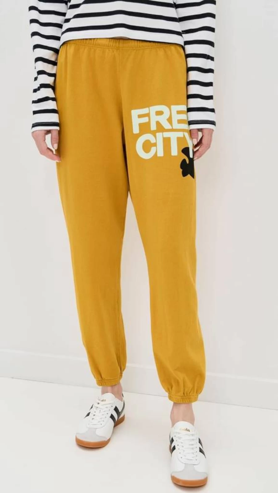 FREECITY Women's High-Waisted Loose Fit Sweatpants - Soft Casual Joggers for Comfort & Style