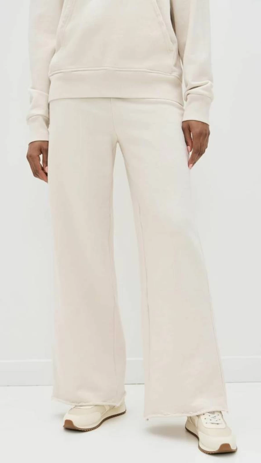 Perfect White Tee Women's Amber French Terry Wide Leg Lounge Pants