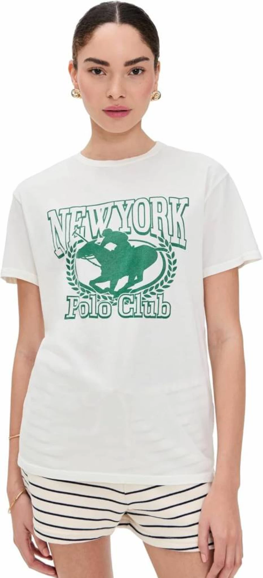 Original Retro Brand Women's Vintage New York Polo Club Graphic Tee