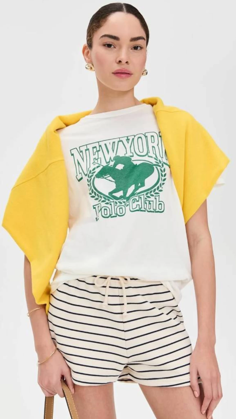 Original Retro Brand Women's Vintage New York Polo Club Graphic Tee
