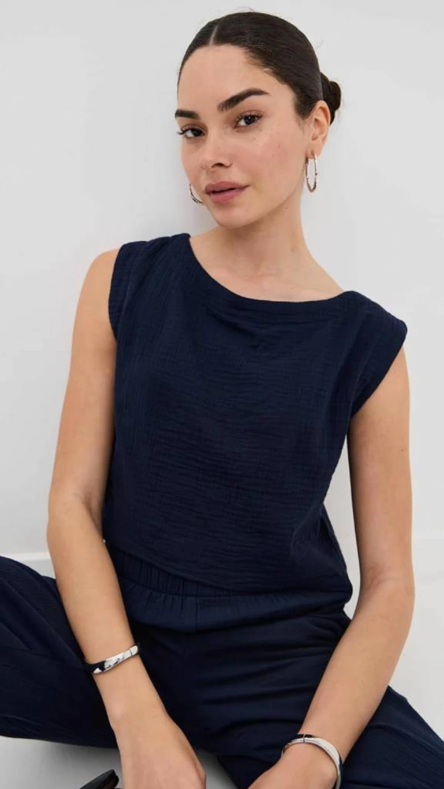 LE BOP Women's Odette Top - Stylish Casual Blouse for Women
