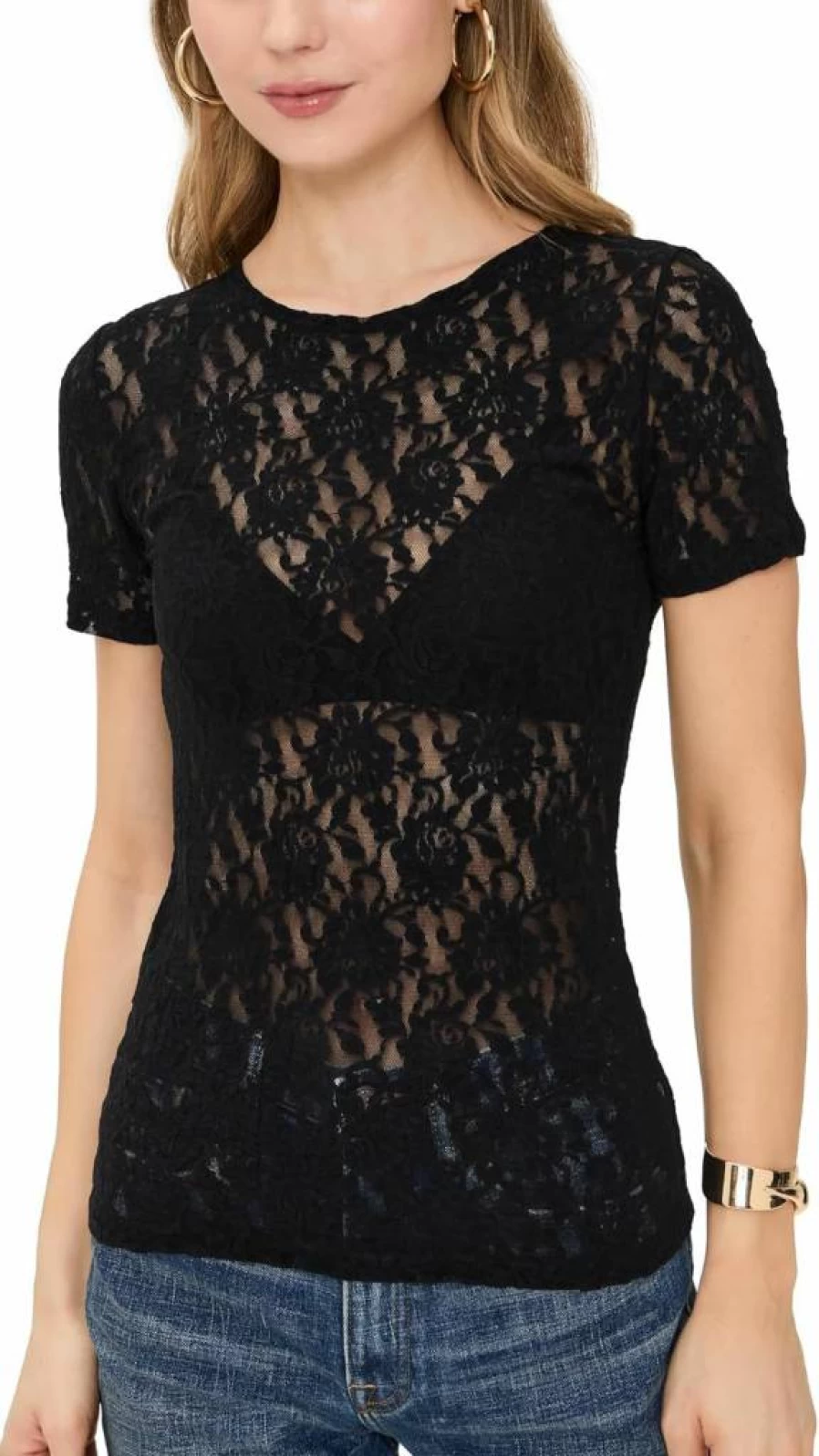 Hanky Panky Women's Short Sleeve Casual Top - Soft Comfortable Blouse for Everyday Wear
