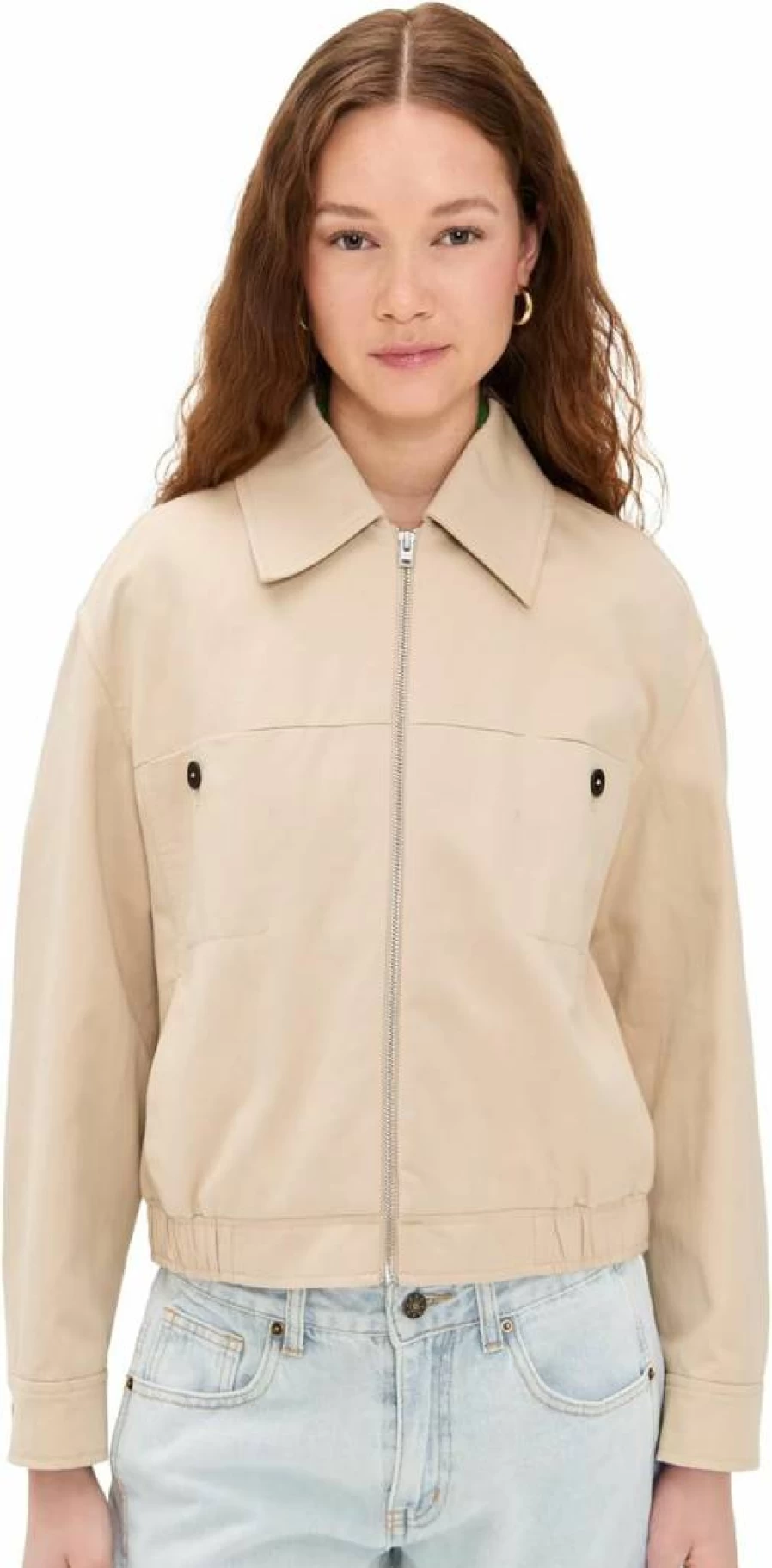 Closed Women's Twill Jacket - Classic Fit Casual Denim Style Coat