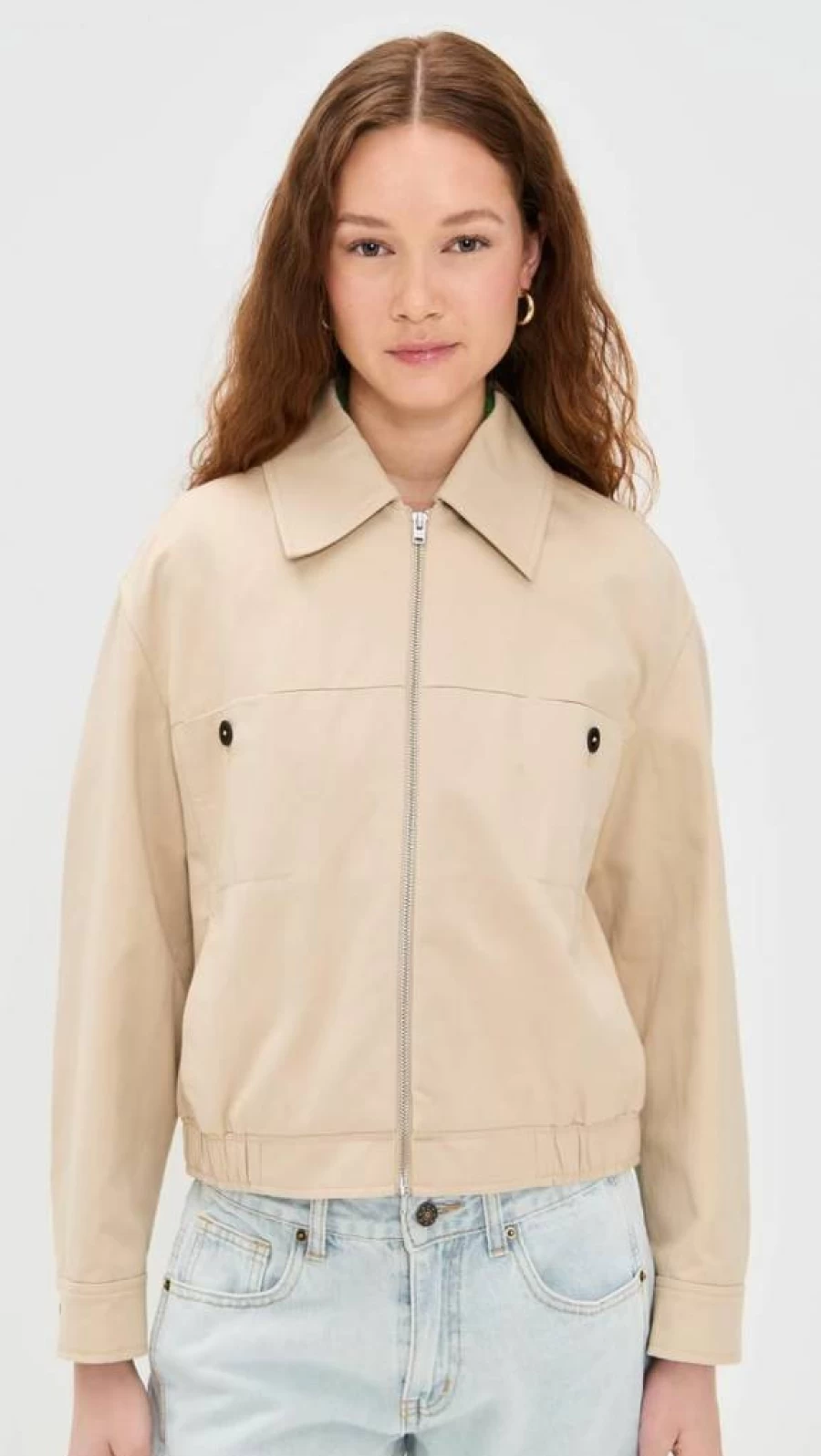 Closed Women's Twill Jacket - Classic Fit Casual Denim Style Coat