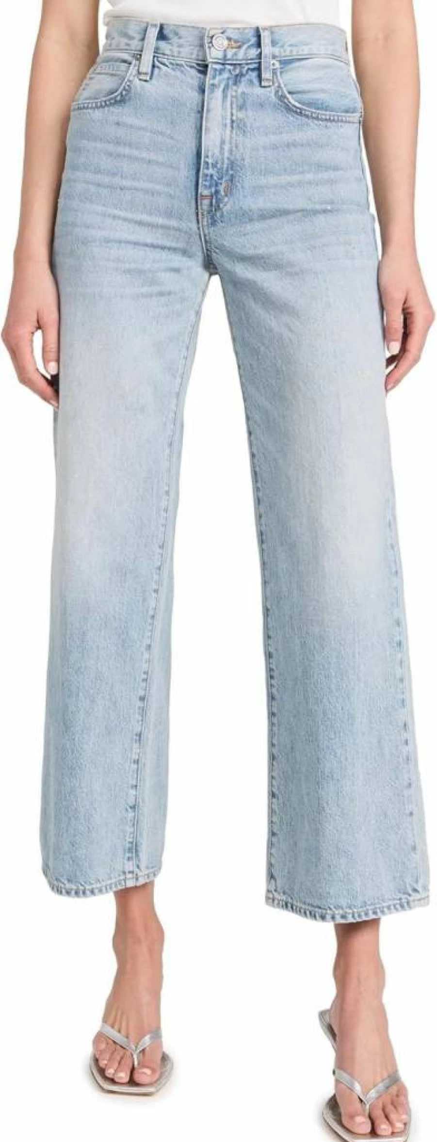 SLVRLAKE Women's Grace Ankle Jeans - Stylish Slim Fit Denim Pants for Women