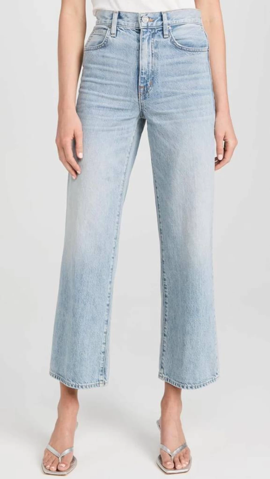 SLVRLAKE Women's Grace Ankle Jeans - Stylish Slim Fit Denim Pants for Women