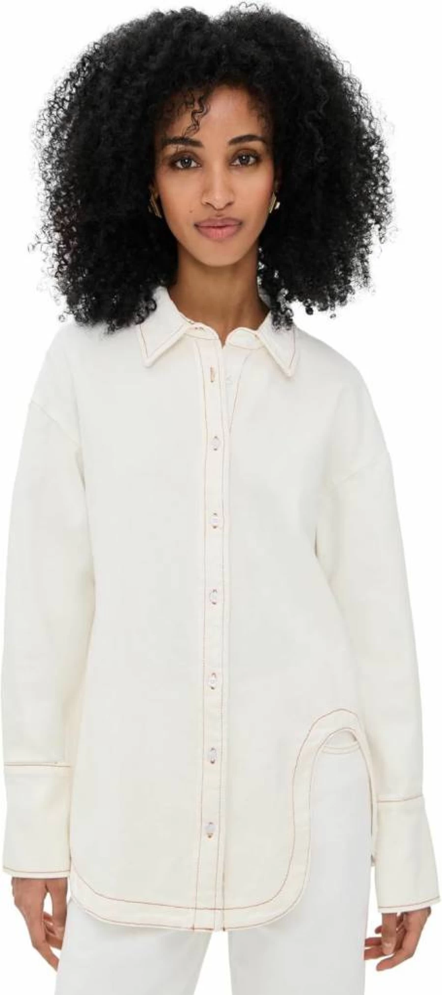 Lioness Women's Casual Denim Shirt for Everyday Wear - Stylish Off-Duty Top