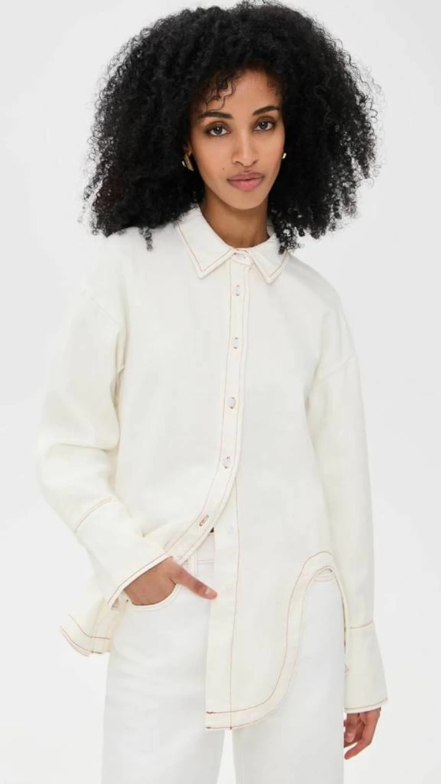 Lioness Women's Casual Denim Shirt for Everyday Wear - Stylish Off-Duty Top