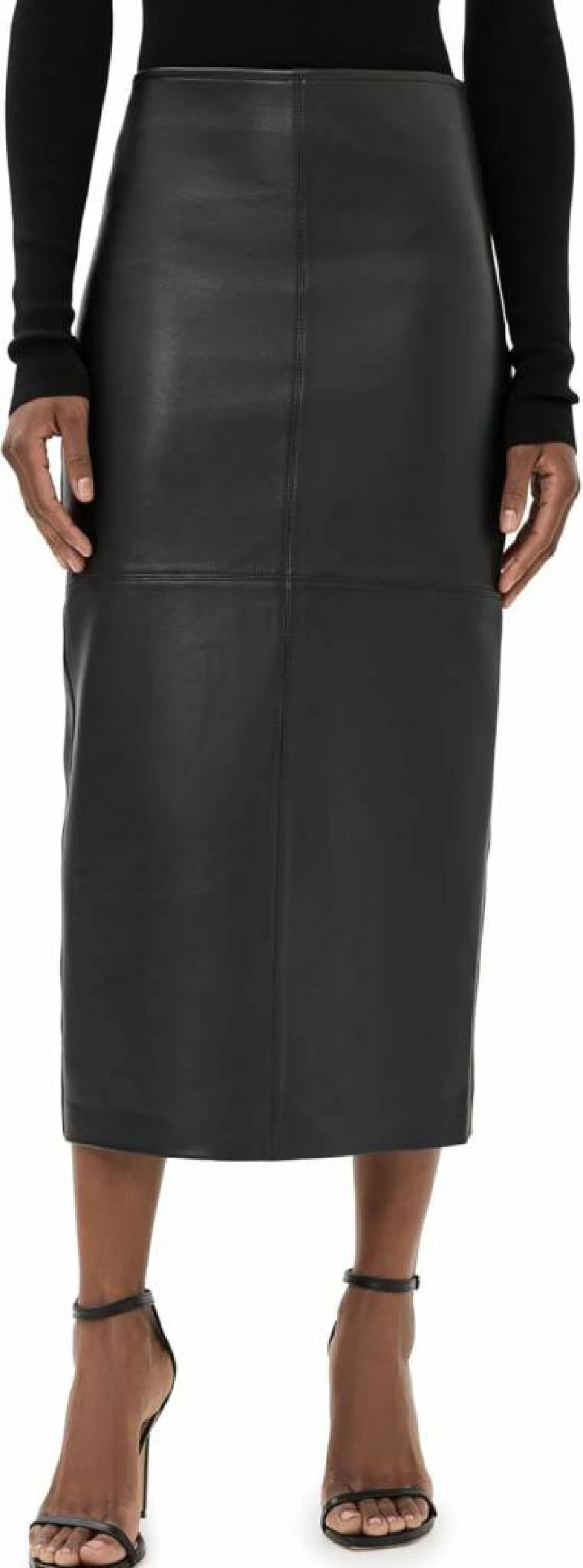 ALC Women's Marta High-Waisted Flowy Midi Skirt - Elegant A-Line Summer Casual Dressy Skirt