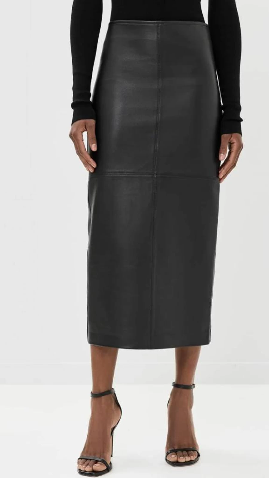 ALC Women's Marta High-Waisted Flowy Midi Skirt - Elegant A-Line Summer Casual Dressy Skirt